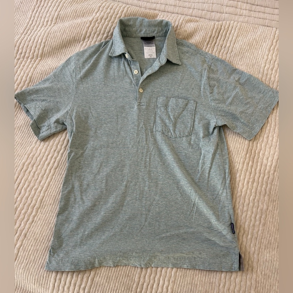 Patagonia Men’s Organic Cotton Striped Polo‎